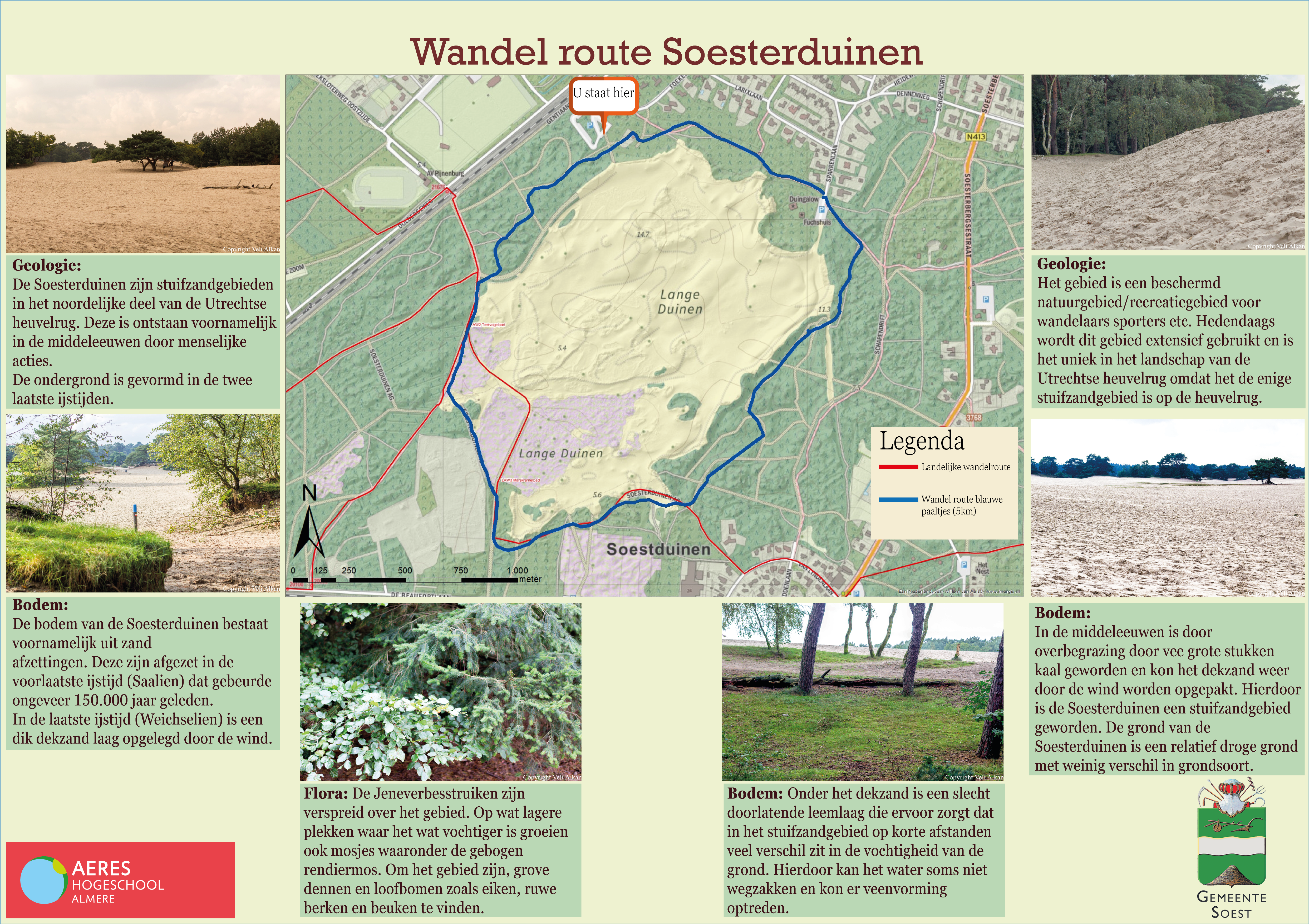 Informatiepaneel Wandelroute Soesterduinen